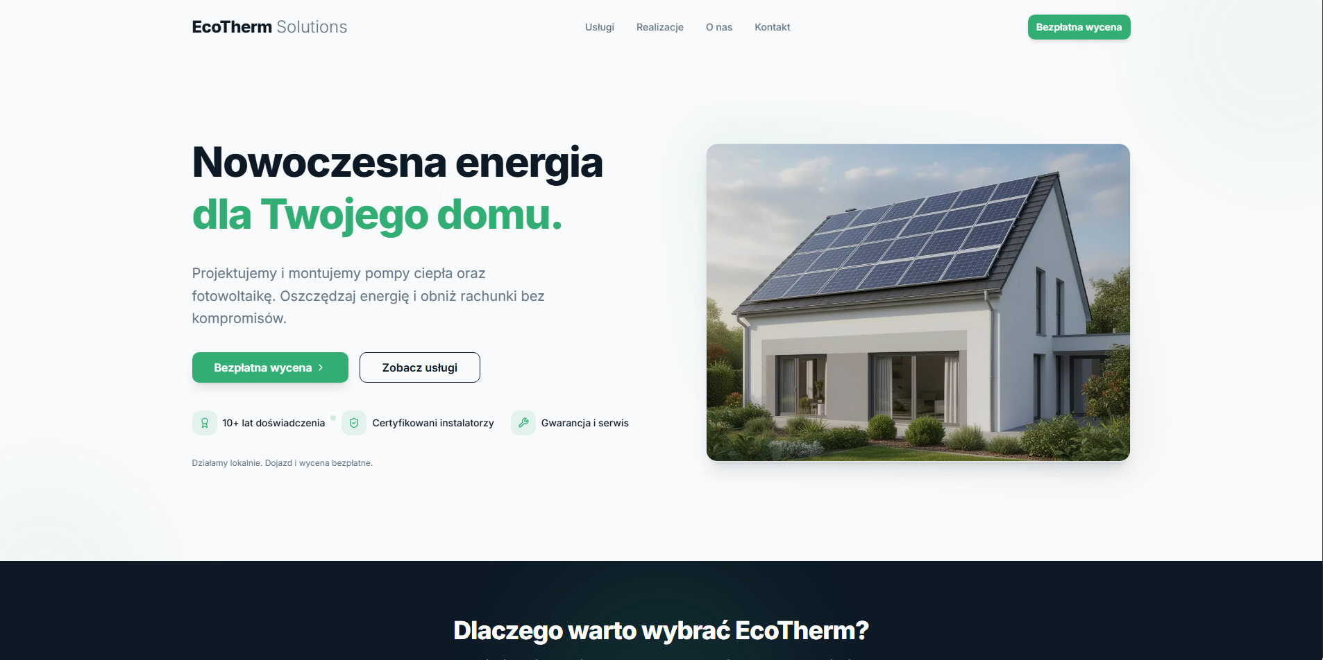 Instalacje fotowoltaiczne OZE