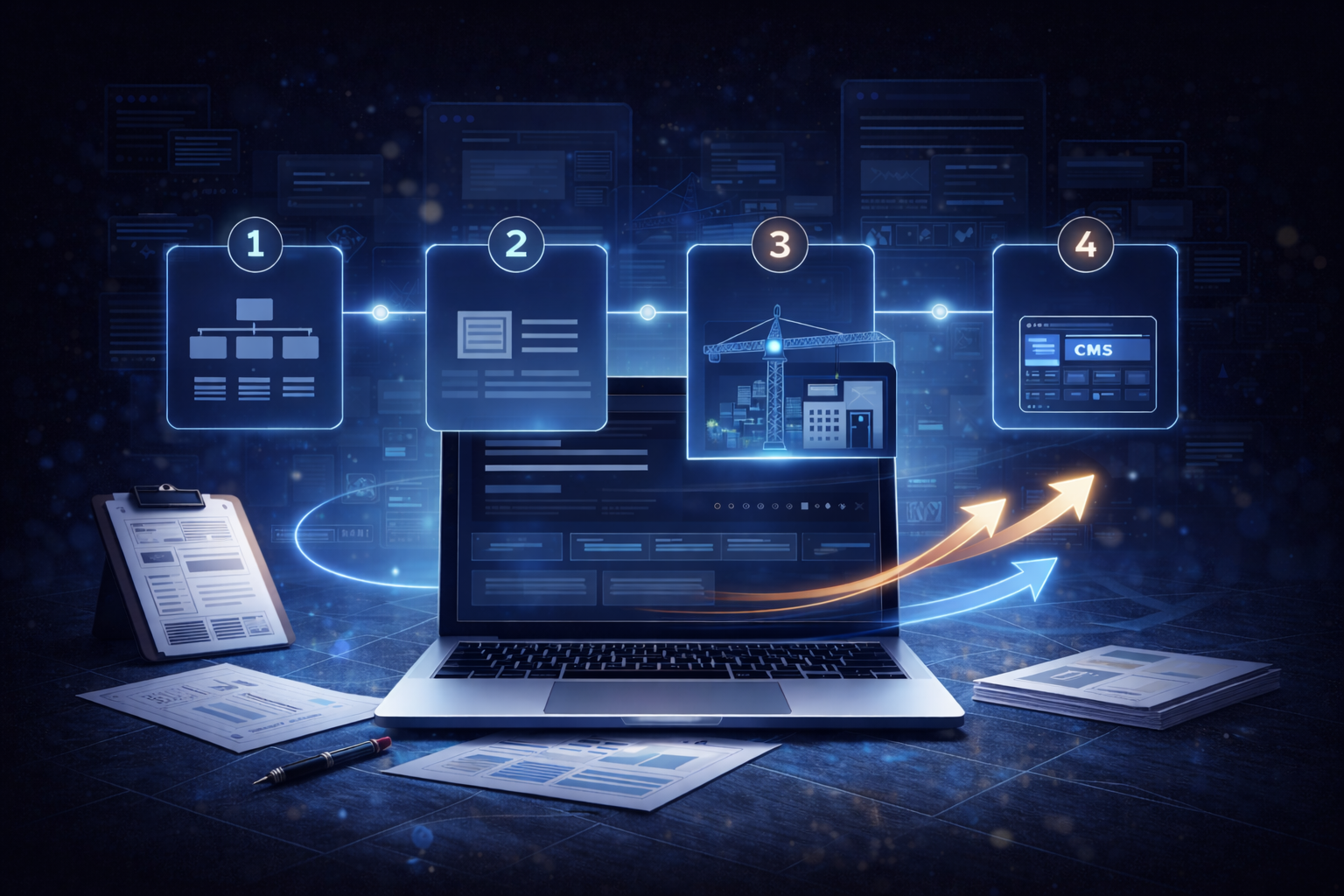 Jak wygląda proces tworzenia strony internetowej krok po kroku?